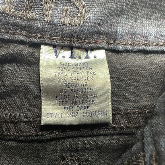 Dark Navy Blue Ripped Jeans - Picture 5 of 5